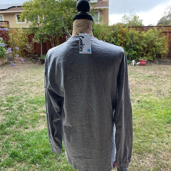 Grey Cookies Long Sleeve Shirt - Picture 3 of 3